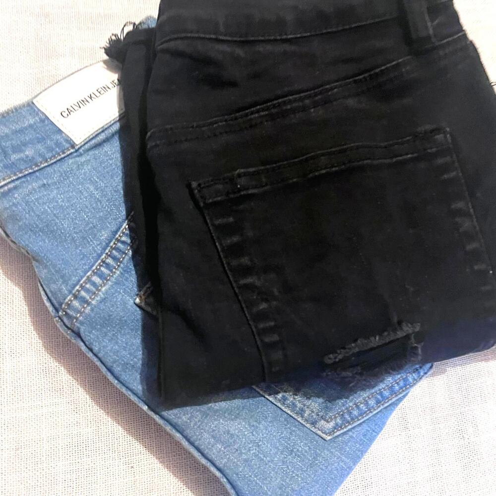 Calvin Klein &‎ Rue21 Denim Miniskirt Bundle